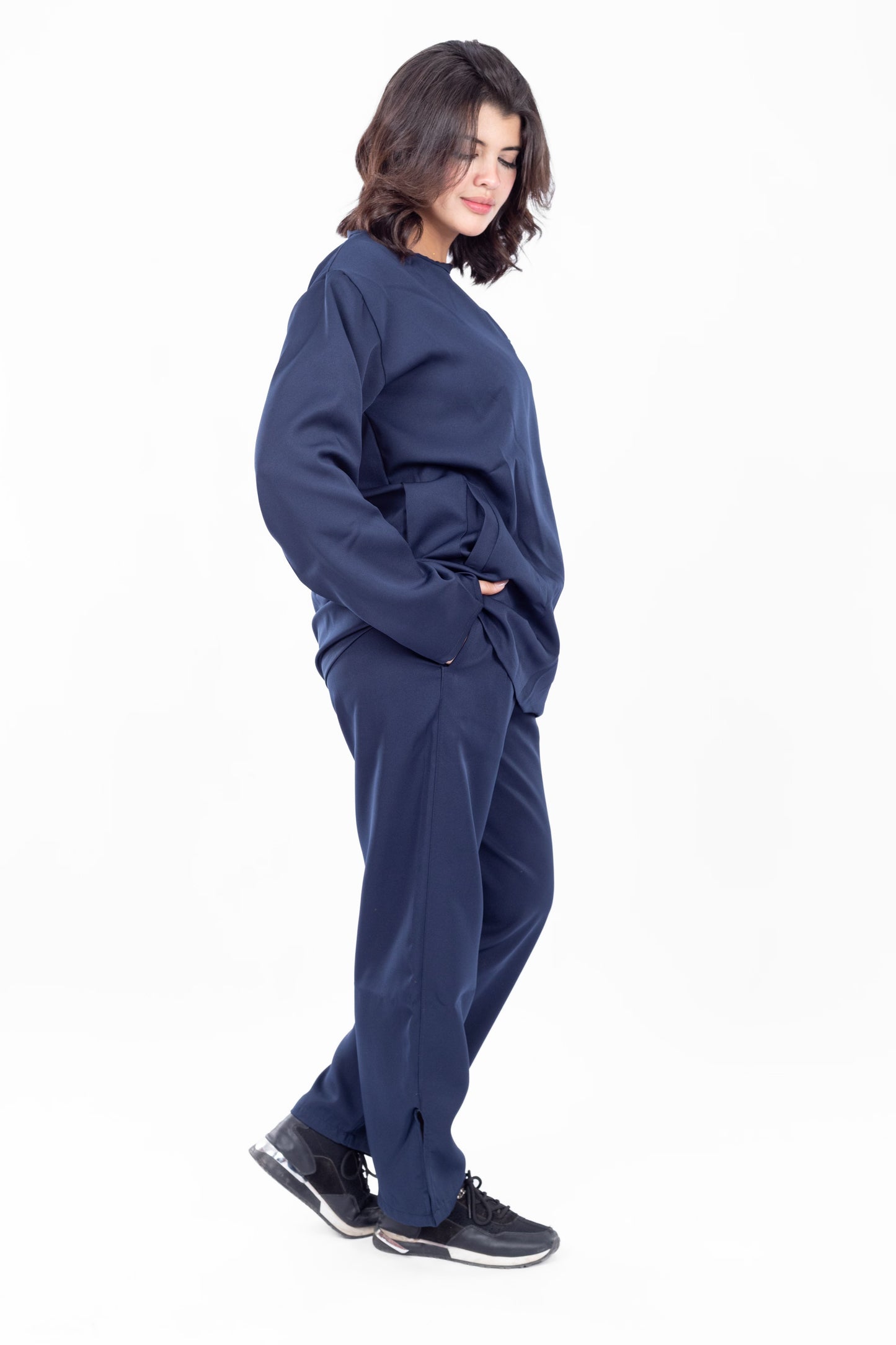 Closed Neck Navy Scrub