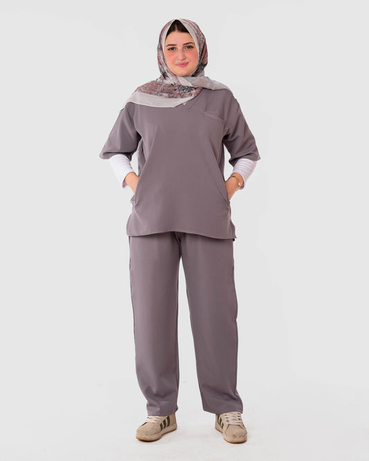 V-Neck Grey Scrub