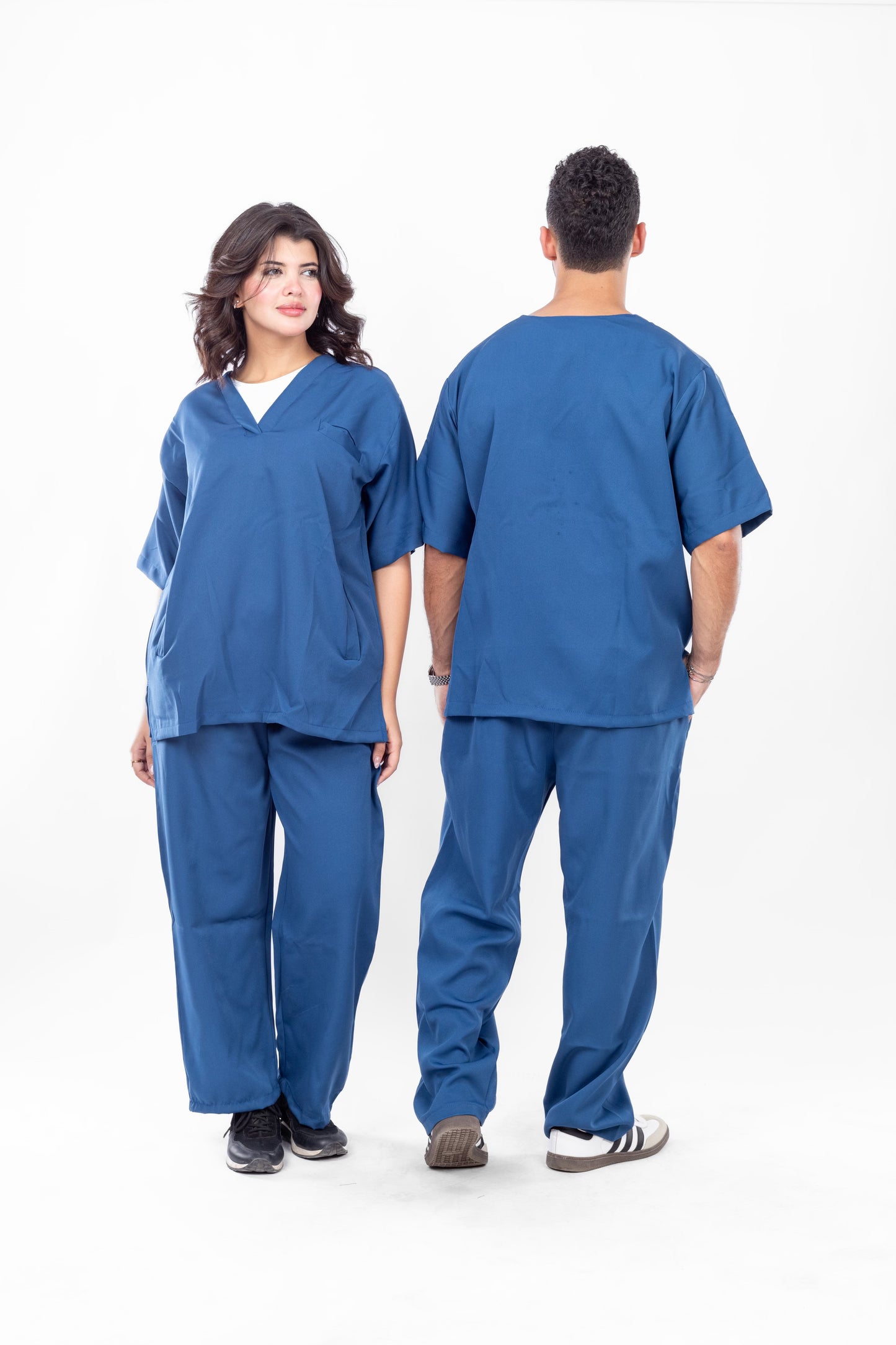 V-Neck Blue Scrub