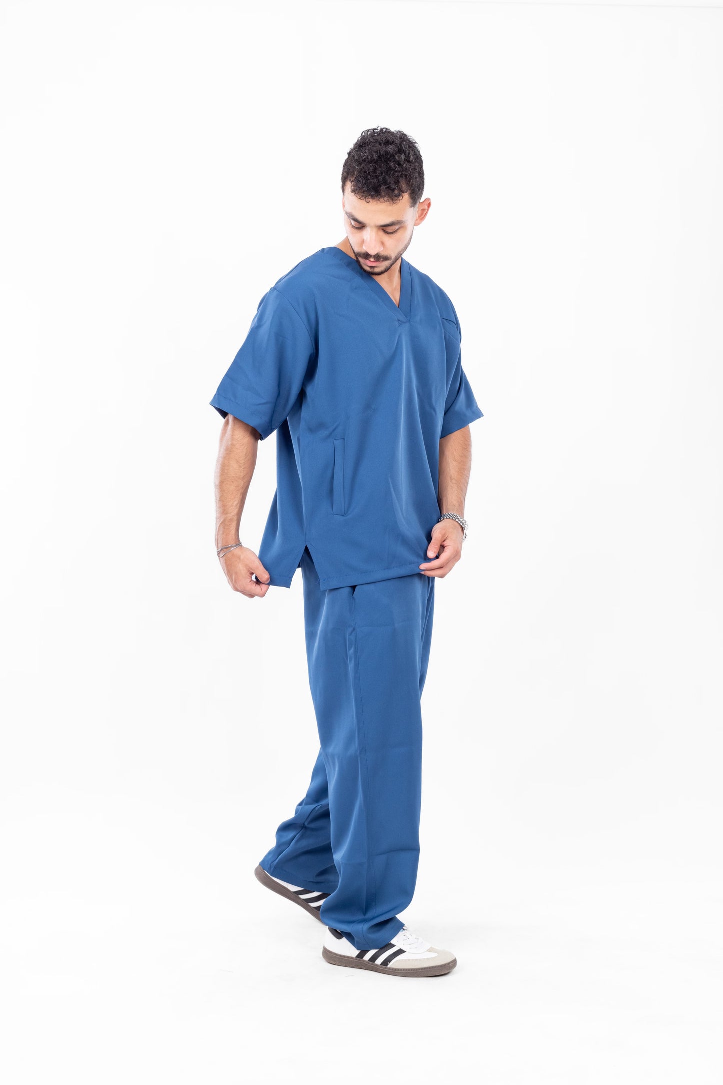 V-Neck Blue Scrub