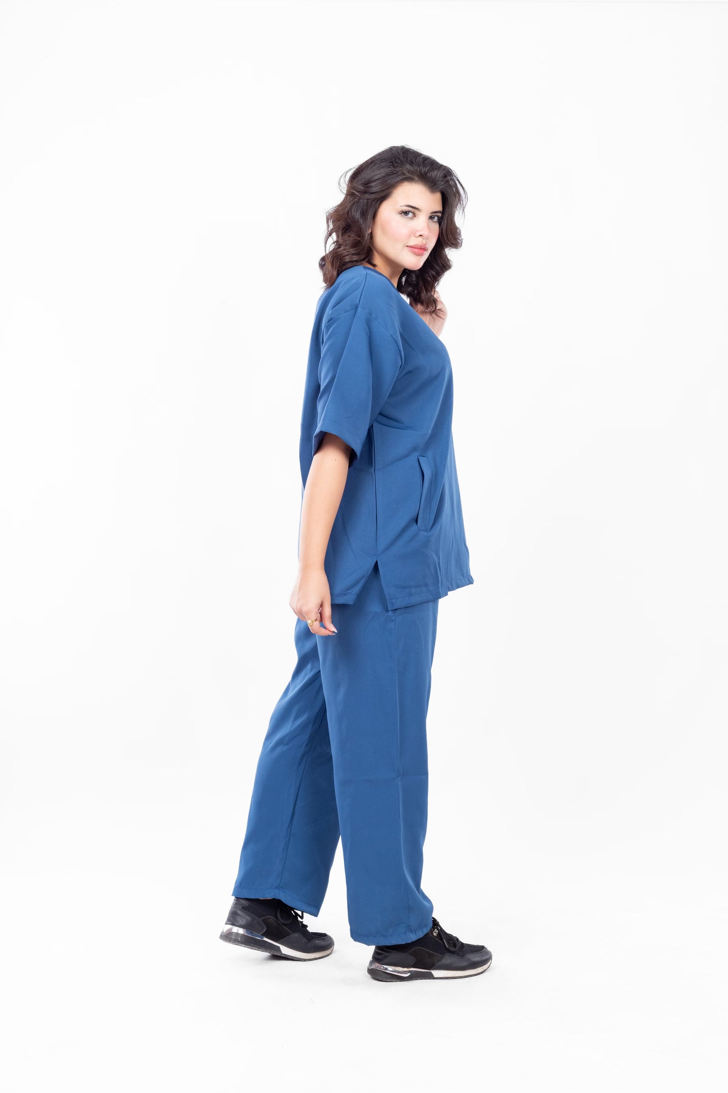 V-Neck Blue Scrub