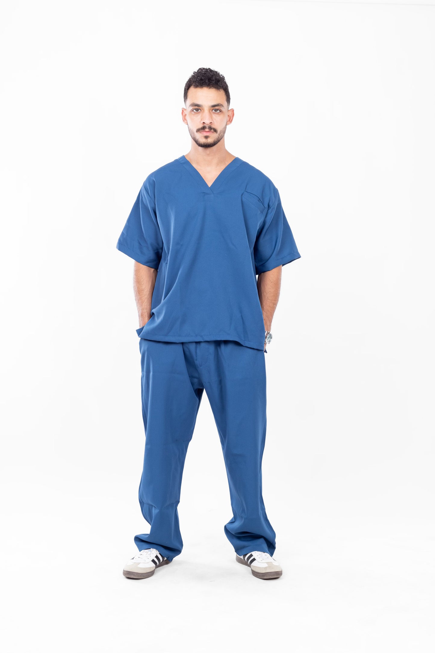 V-Neck Blue Scrub