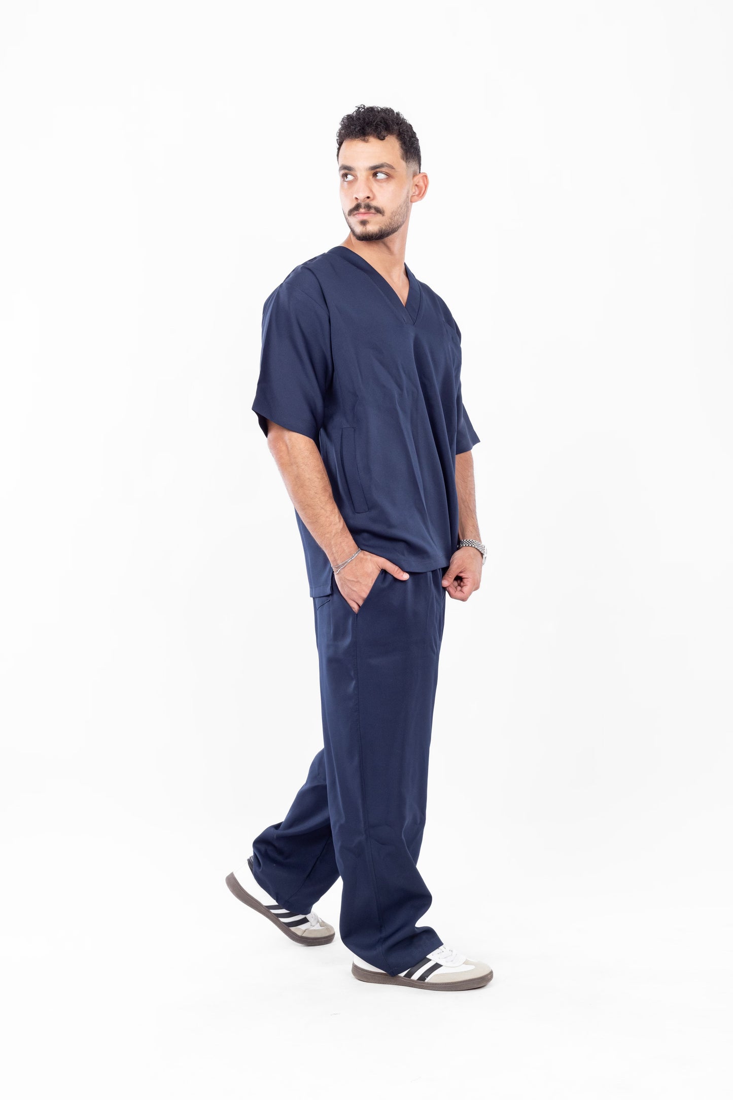 V-Neck Navy Scrub